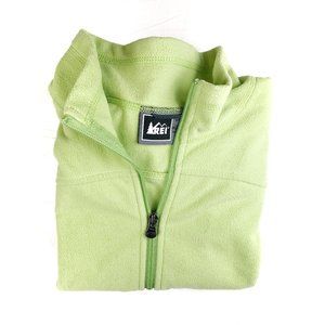 REI Women XL Full-Zip Green Polyester Vest